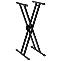 Keyboard stand, double brace (suitable for keyboards or pianos)
