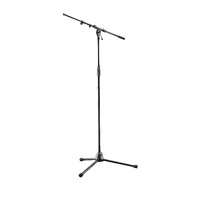 Stand with telescopic KM-210-9-Black boom: Cast base