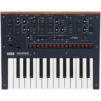 Monologue monophonic analog synthesizer blue