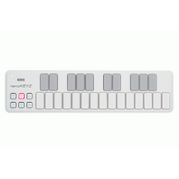 nanoKEY 2  Compact USB Controller Keyboard, 25 button key, White