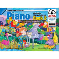 18327 Progressive Piano Book 2 For Young Beginners Book/Online Video & Audio