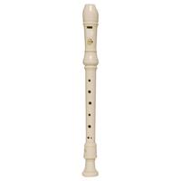 Steinhoff Recorder for Kids with Cleaning Rod and Case (White)