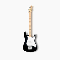 Fender x Loog Stratocaster Electric Guitar - Black - 3-String Mini Electric Guitar for Kids