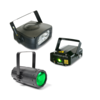 LIGHTPACKAGE-4Lighting Package including Moonflower, Strobe and Multipoint Laser