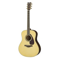 Yamaha Ll6 Natural Folk Acoustic Solid Top Guitar