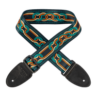 XTR LS412 Celtic Series Guitar Strap (Red, Yellow and Green)