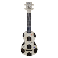 Mahalo Football Art II Series White/Black Matt Soprano