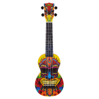 Mahalo Tiki Art Series Yellow Matt Soprano