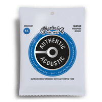 Martin Authentic Acoustic SP 92/8 Phosphor Bronze Medium Guitar String Set (13-56)