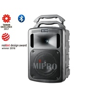 MIPRO Portable PA, 190 Watts with Bluetooth and Wireless Mic Receiver and CD/USD Player Module. 8" w