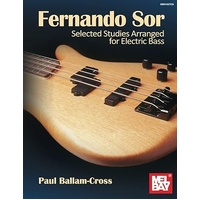 MEL BAY - SELECTED STUDIES ARRANGED FOR ELECTRIC BASS