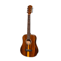 Martinez '51 Series' Acoustic-Electric Babe Traveller Guitar Teakwood (Gloss)