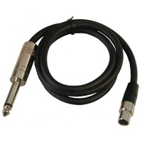 Chiayo Guitar cable with TA4F connector for connection to bodypack transmitters