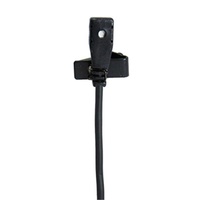Chiayo /PARRALLEL  Professional slimline electret omni directional lapel mic, comes with lapel clip, windsock and TA4F termination for connection to C