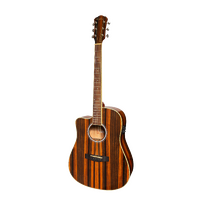 Martinez '51 Series' Left Handed Acoustic-Electric Dreadnought Cutaway Guitar Amara (Gloss)