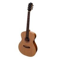 Martinez Acoustic-Electric Small Body Guitar with Built-In Tuner (Spruce/Koa)