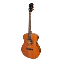Martinez 41 Series Left Handed Small Body Acoustic Guitar - Mahogany