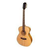 Martinez 41 Series Left Handed Small Body Acoustic Guitar - Spruce/Koa