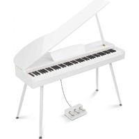 MAESTRO MGP400W Mini Grand Piano Digital 88 Hammer Action Keys IVORY WHITE