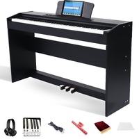Maestro 88 HAMMER ACTION DIGITAL PIANO INTELL BLUETOOTH MGX600 BLACK ( H/PHONE DELUXE PACK inside )
