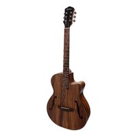 Martinez Jazz Hybrid Acoustic Small-Body Cutaway Guitar (Rosewood)