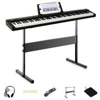 Maestro Mk-88 Beginner 88-Key Digital Piano - Touch Sensitive Dynamic Full-Sized Keyboard W/ Bluetooth, Usb & Mp3 Player