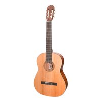 Martinez 'Natural Series' Cedar Top Acoustic Classical Guitar (Open Pore)