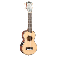 Mahalo Soprano - Electric Acoustic Pearl Series Series Natural Matt Soprano