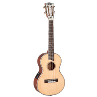 Mahalo Tenor - Electric Acoustic Pearl Series Series Natural Matt Tenor