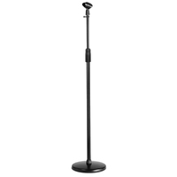 Prostand MS015 Round Base Microphone Stand - Black