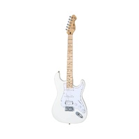 MOOER MSC11 ST-STYLE ELECTRIC GUITAR (POLAR WHITE)