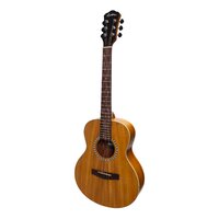Martinez Left Handed Short-Scale Acoustic Guitar (Koa)