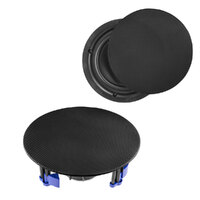952.634 - Power Dynamics NCBT5B Amplified Low Profile Ceiling Speaker Set BT 5.25 Inch Black