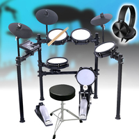 Best Beginner ELECTRONIC DIGITAL Drum kit POWERSTRIKE NITRO X MESH 8PCE