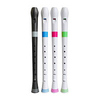 NU-S300RDGR Nuvo School Recorder, Pack Of 10 Without Pouches, White W Green Trim