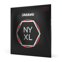D'Addario Nyxl1052 Nickel Wound Electric Guitar Strings, Light Top / Heavy Bottom, 10-52