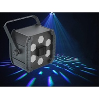 LED Effect Six Lenses Moving Beams 1x9W RGB LED DMX