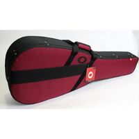 Onyx ON1978M Guitar Case Foam Acoustic 'Panther' Maroon & Black