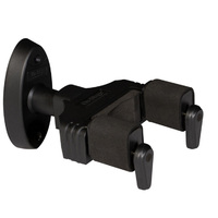On Stage Straight Facing Locking Wall-Mount Guitar Hanger with Metal Base