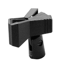 On Stage Clothespin-Style Plastic Mic Clip with Adaptor for Dynamic Mics