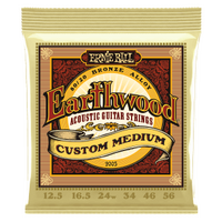 Ernie Ball Erthwd Custom Med 8020 Brnz Ac Gtr Strings 12.5 56