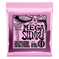 Ernie Ball Mega Slinky Nickel Wound Electric Guitar Strings - 10.5-48 Gauge
