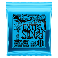 Ernie Ball Extra Slinky Nickel Wound Electric Guitar Strings - 8-38 Gauge