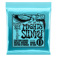 Ernie Ball Mighty Slinky Nickel Wound Electric Guitar Strings 8.5 - 40 Gauge