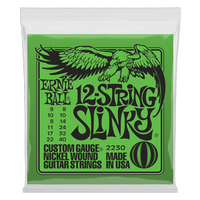 Ernie Ball Slinky 12-String Nickel Wound Electric Guitar Strings - 8-40 Gauge