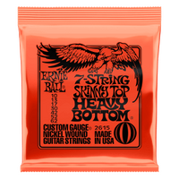 Ernie Ball Skinny Top Heavy Bottom Slinky 7-String Nickel Wound Electric Guitar Strings 10 - 62 Gauge	
