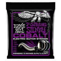 Ernie Ball Power Slinky Cobalt  7-String Electric Guitar Strings - 11-58 Gauge