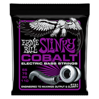 Ernie Ball Power Slinky Cobalt Electric Bass Strings - 55-110 Gauge