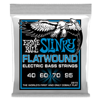 Ernie Ball Extra Slinky Flatwound Electric Bass Strings - 40-95 Gauge