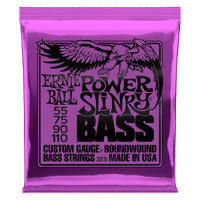 Ernie Ball Power Slinky Nickel Wound Electric Bass Strings - 55-110 Gauge